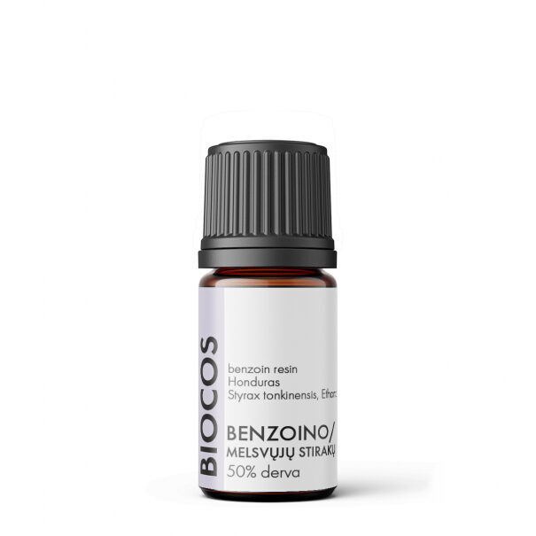 Benzoino (melsvųjų stirakų) derva (50%)