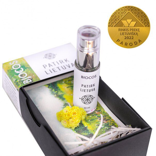 Zestaw perfum i pocztówki „Poczuj Litwę”