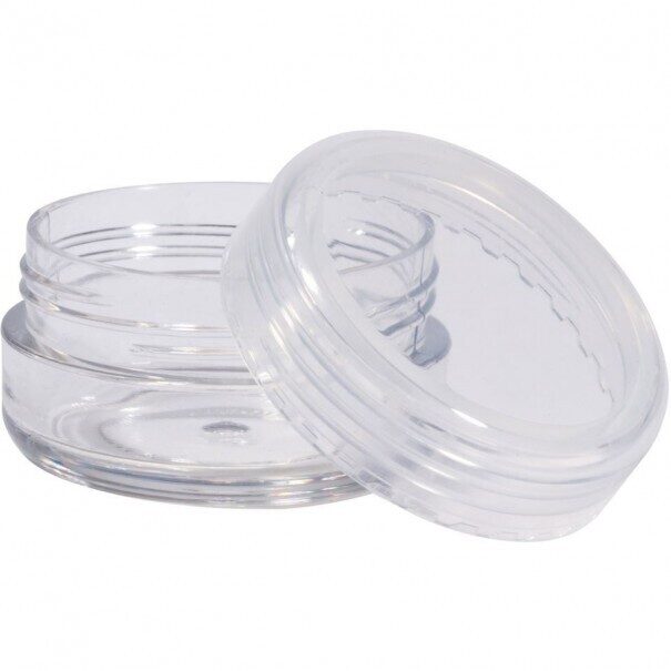 Plastikinis skaidrus indelis 10 ml