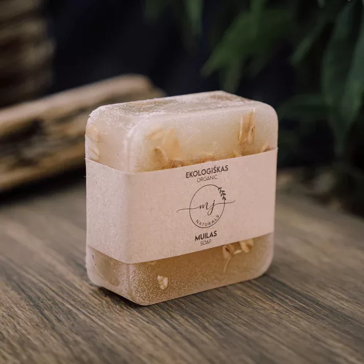 Ekologiškas rankų darbo kietasis muilas 110g.