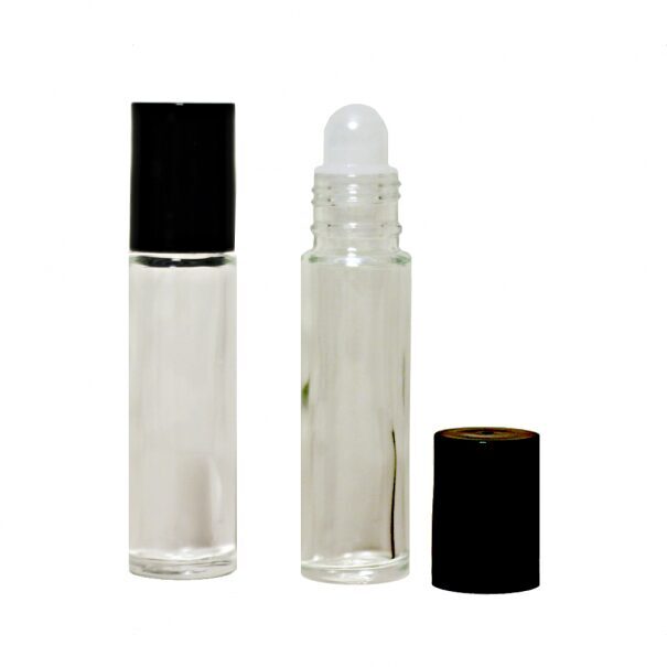 Stiklinis buteliukas 10 ml su rutuliniu aplikatoriumi