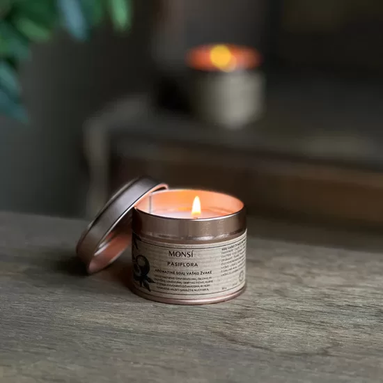 100ml. Aromatinė žvakė Pasiflora
