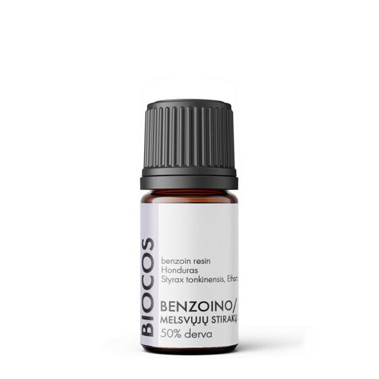 Benzoino (melsvųjų stirakų) derva (50%)