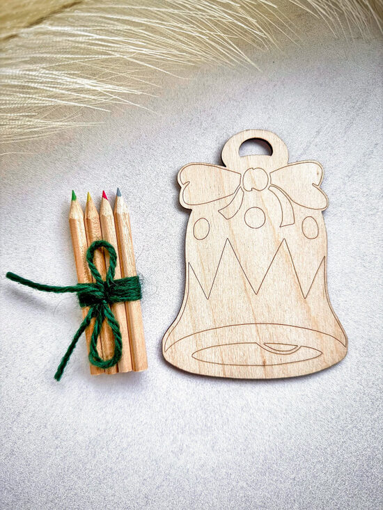  Medinis varpelis spalvinimui