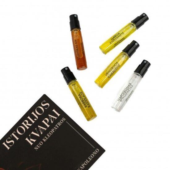 "Istorijos kvapai" kvepalų mini flakonai, 2.5ml
