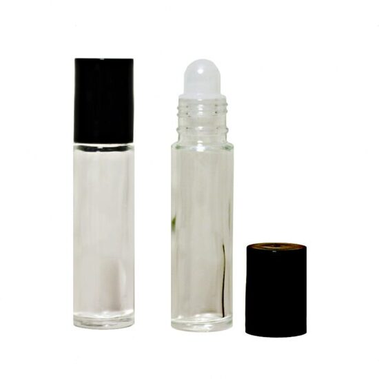 Stiklinis buteliukas 10 ml su rutuliniu aplikatoriumi